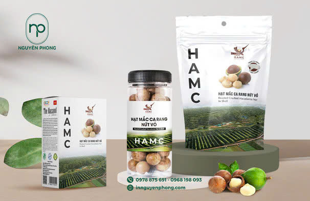 In vỏ hộp đựng macca đẹp tại Hà Nội